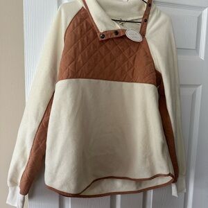 Women's Two-Tone Quilted Sweater